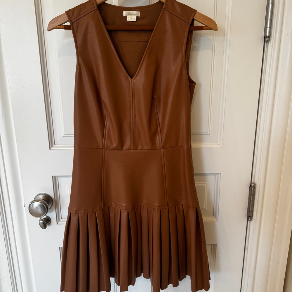Shoshanna mini dress in brown